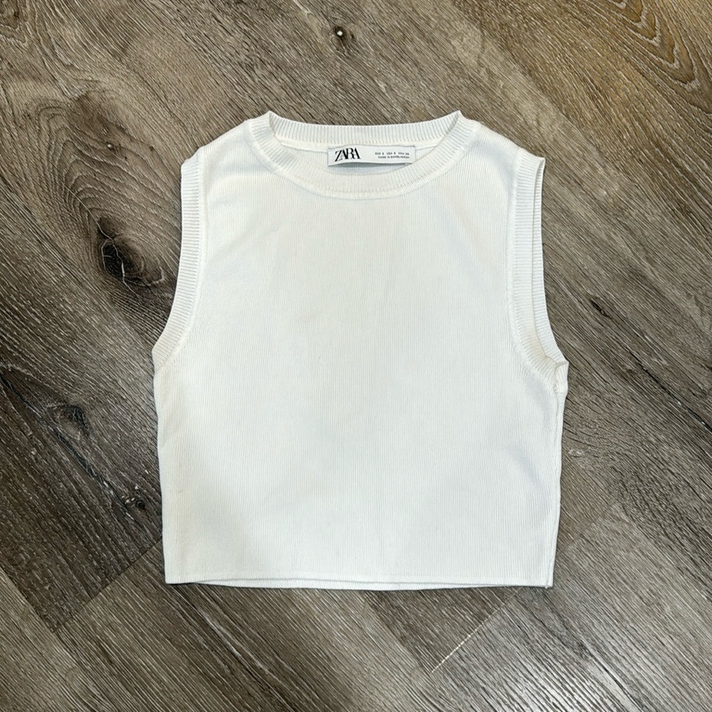 Zara crop top knitwear